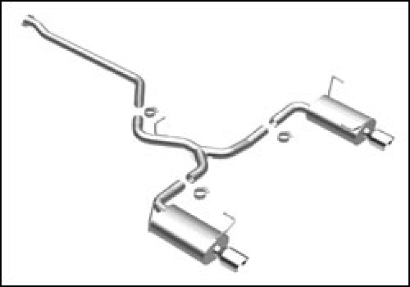 MagnaFlow Sys C/B 08 Subaru WRX 2.5L sedan - mag16856