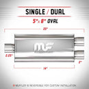 MagnaFlow Muffler Mag SS 14X5X8 2.25X2/2 C/D - mag12148