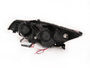 ANZO 2009-2012 Acura Tsx Projector Headlights w/ Halo Black (CCFL) (HID Compatible) - anz121393