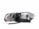 ANZO 1998-2002 Chevrolet Camaro Crystal Headlights w/ Halo Black - anz121024