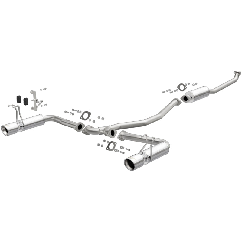 MagnaFlow 16-18 Honda Civic L4 2.0L Street Series Cat-Back Exhaust w/ Polished Tips - mag19313