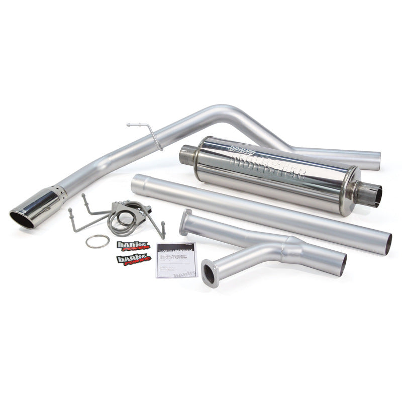 Banks Power 07-08 Toyota Tundra 5.7L D-Cab & CM Monster Exh Sys - SS Single Exh w/ Chrome Tip - gbe48132