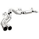 MagnaFlow Cat-Back, SS, 2.5/3in, Dual Psgr Side Polished 3.5in Tip A 2015 Ford F150 5.0L V8 Ext Cab - mag19080