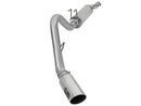 aFe MACHForce XP 2017 Ford SuperDuty F-250/F-350 V8 6.2L CC/LB Cat-Back SS 4in. Exhaust System - afe49-43086-P