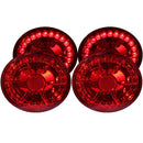 ANZO 2005-2010 Chevrolet Corvette LED Taillights Red 4pc - anz321168