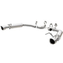 MagnaFlow Axle Back, SS, 2.5in, Competition, Dual Split Polish 4.5in Tip 2015 Ford Mustang Ecoboost - mag19179