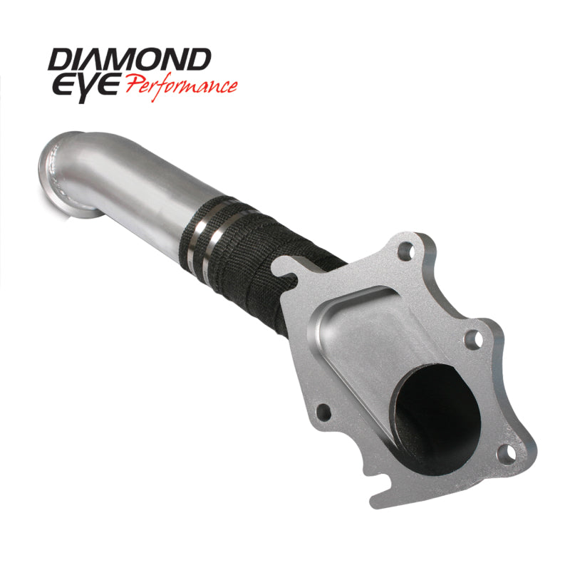 Diamond Eye TURBO-DIRECT 3in AL CHEVY LB7 DURAMAX 01-04 5 BTWN TURBO & F PIPE TRANS DIPSTICK MOD REQ - dep321055