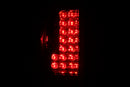 ANZO 2005-2008 Nissan Frontier LED Taillights Red/Clear - anz311071