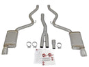 aFe MACHForce XP Exhausts Cat-Back SS-304 EXH w/ Polished Tips 15-16 Ford Mustang EcoBoost 2.3L (t) - afe49-33084-P