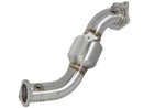 aFe Twisted Steel Down-Pipe (Street) 13-16 Cadillac ATS L4-2.0L (t) - afe48-34126-HC