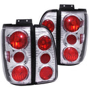 ANZO 1998-2002 Lincoln Navigator Taillights Chrome - anz211109
