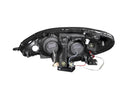ANZO 2002-2003 Lexus Es300 Projector Headlights w/ Halo Black - anz121232