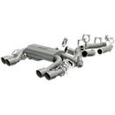 MagnaFlow Touring Series SS Cat-Back Exhaust Titanium Coated Quad Split Rear Exit 2015 BMW M3/M4 3.0 - mag19175