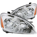 ANZO 2002-2004 Nissan Altima Crystal Headlights Chrome - anz121259