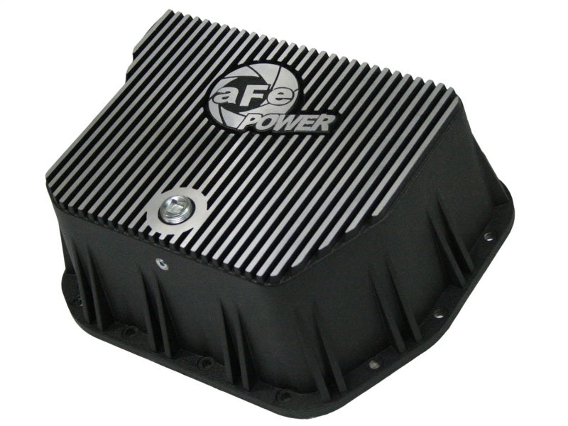 aFe Power Cover Trans Pan Machined COV Trans Pan Dodge Diesel Trucks 94-07 L6-5.9L (td) Machined - afe46-70052