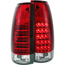 ANZO 1999-2000 Cadillac Escalade LED Taillights Red/Clear - anz311057