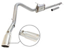 aFe MACHForce XP Exhaust 3in-3.5in SS Single Side Ext CB w/ Polish Tip 99-04 Ford F150 V8 5.4L/6.8L - afe49-43076-P