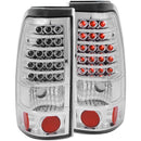 ANZO 1999-2007 Chevrolet Silverado 1500 LED Taillights Chrome - anz311011
