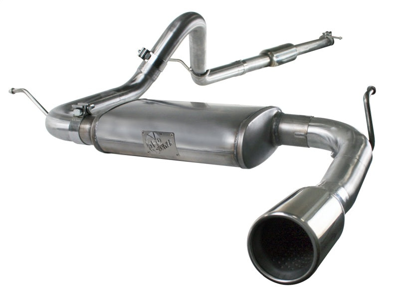 aFe MACHForce XP Exhausts Cat-Back SS-409 EXH CB Jeep Wrangler JK 3.8L 07-11 (4 Dr) - afe49-46206