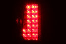 ANZO 2005-2008 Nissan Frontier LED Taillights Red/Smoke - anz311174