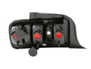 ANZO 2005-2009 Ford Mustang Taillights Red/Clear - 2010 Style - anz221166