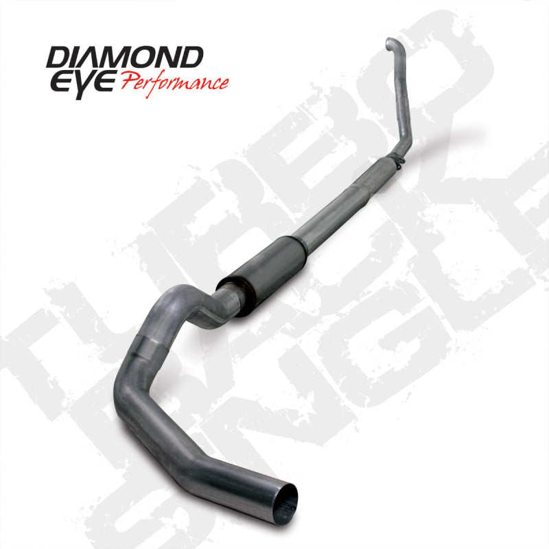 Diamond Eye KIT 5in TB OFF-RD SGL SS: 94-97 FORD 7.3L F250/F350 PWRSTROKE NFS W/ CARB EQUIV STDS - depK5315S