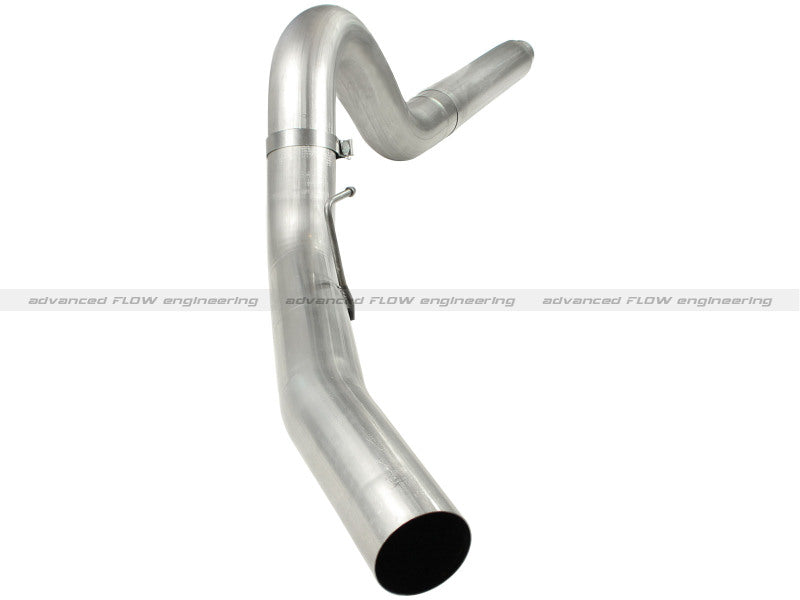 aFe MACHForce XP 5in DPF-Back Stainless Steel Exh Sys, No tip,Ford Diesel Trucks 08-10 V8-6.4L - afe49-43054