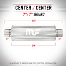 MagnaFlow Muffler XL 7x7x24 5 ID - mag12774