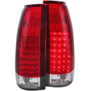ANZO 1999-2000 Cadillac Escalade LED Taillights Red Clear G2 - anz311004