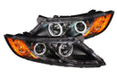 ANZO 2011-2013 Kia Optima Projector Headlights w/ Halo Black (CCFL) - anz121460