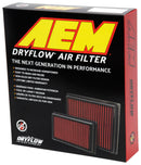 AEM 2015 Ford Mustang 2.3L/3.7L/5.0L Dryflow Air Filter - aem28-50029