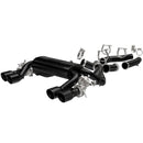 MagnaFlow 2015 BMW M3/M4 L6 3.0L SS Cat-Back Performance Quad Split Rear Exit Exht-3.5in Black Tips - mag19186