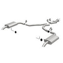 MagnaFlow 75-79 Chevy Corvette V8 5.7L Dual Split Rear Exit Stainless Cat-Back Perf Exhaust - mag16710