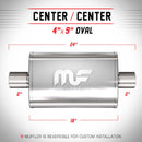 MagnaFlow Muffler Mag SS 18X4X9 2/2 C/C - mag11244