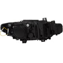 ANZO 2012-2015 BMW 3 Series Projector Headlights w/ U-Bar Black (HID Compatible) - anz121506