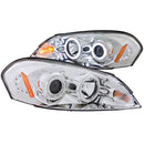 ANZO 2006-2007 Chevrolet Monte Carlo Projector Headlights w/ Halo Chrome - anz121237