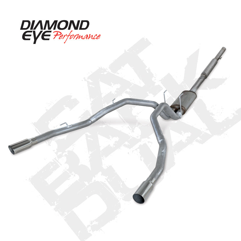 Diamond Eye KIT 3in CB DUAL SS: DODGE 1500 2014 DIESEL - depK3228S