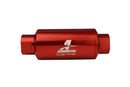 Aeromotive In-Line Filter - AN-10 size - 40 Micron SS Element - Red Anodize Finish - aer12335