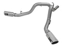 aFe LARGE Bore HD 4in Dual DPF-Back SS Exhaust w/Polished Tip 16-17 GM Diesel Truck V8-6.6L (td) LML - afe49-44080-P