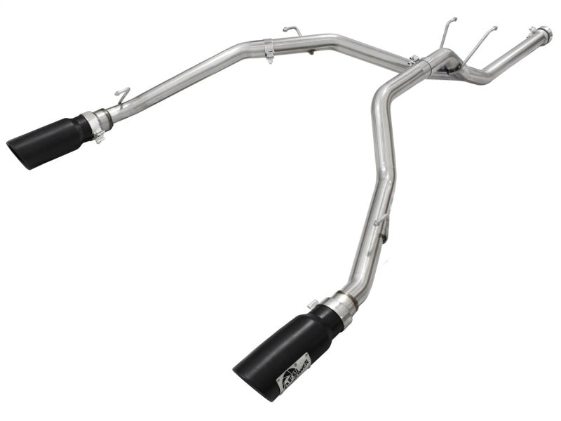 aFe MACHForce XP DPF-Back Exhaust 2.5in SS with Black Tips 2014 Dodge Ram 1500 V6 3.0L EcoDiesel - afe49-42041-B