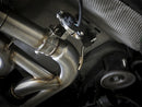 aFe MACH Force-Xp 3.5in. 304 SS C/B Exhaust System 15-18 BMW X5 M (F85) V8-4.4L (tt) - Black Tip - afe49-36341-B