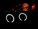ANZO 2004-2007 Nissan Armada Projector Headlights w/ Halo Black (CCFL) - anz111095