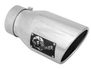 aFe MACH Force-Xp 3in Inlet x 4-1/2in Outlet x 9in Length 304 Stainless Steel Exhaust Tip - afe49T30451-P09