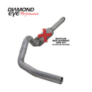 Diamond Eye KIT 4in CB MFLR RPLCMENT PIPE SGL AL: 94-97 FORD 7.3L F250/F350 PWRSTROKE - depK4310A-RP