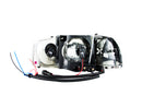 ANZO 1999-2006 Gmc Sierra 1500 Crystal Headlights w/ Halo and LED Chrome - anz111208