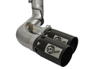 aFe Victory Series 4in 409-SS DPF-Back Exhaust w/ Dual Black Tips 2017 GM Duramax V8-6.6L(td) L5P - afe49-44089-B