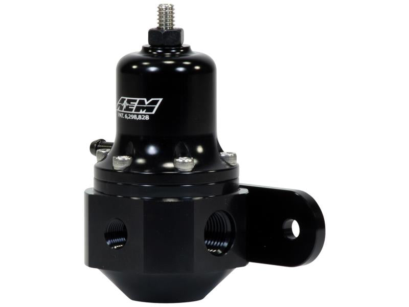 AEM High Capacity Universal Black Adjustable Fuel Pressure Regulator - aem25-305BK