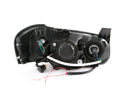 ANZO 2002-2003 Nissan Maxima Crystal Headlights w/ Halo Black - anz121113