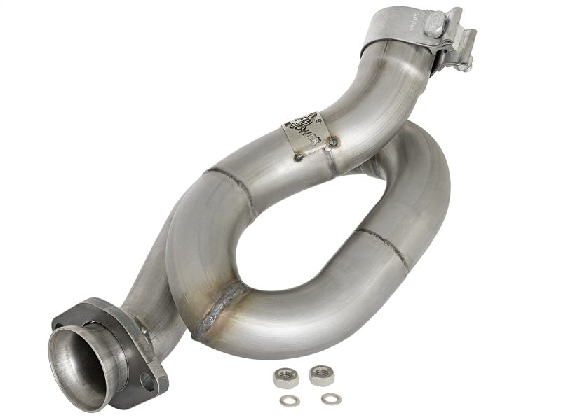 aFe POWER Twisted Steel Loop Relocation Pipe 12-18 Jeep Wrangler (JK) V6 3.6L - afe48-48021