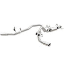 MagnaFlow Cat-Back, SS, 2.5/3in, Dual Split Rear 4in Tip 2015 Ford F150 2.7L V6T Ext Cab - mag19198